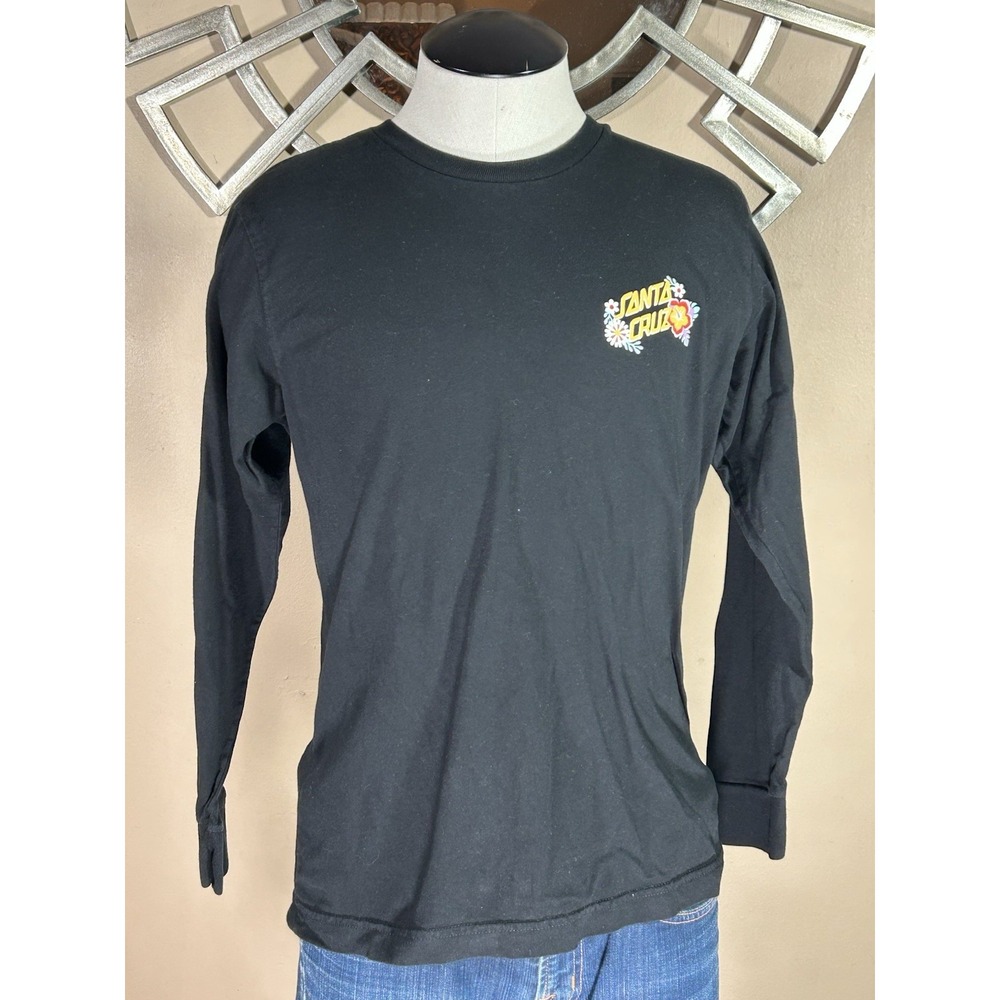 Youth Santa Cruz Skateboards Flower Graphic Long Sleeve Shirt Sz large L